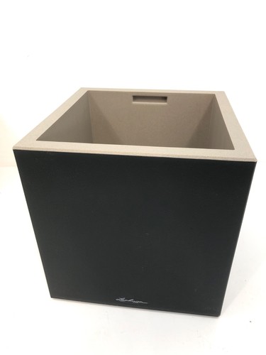 Pot plastique noir beige - pot,