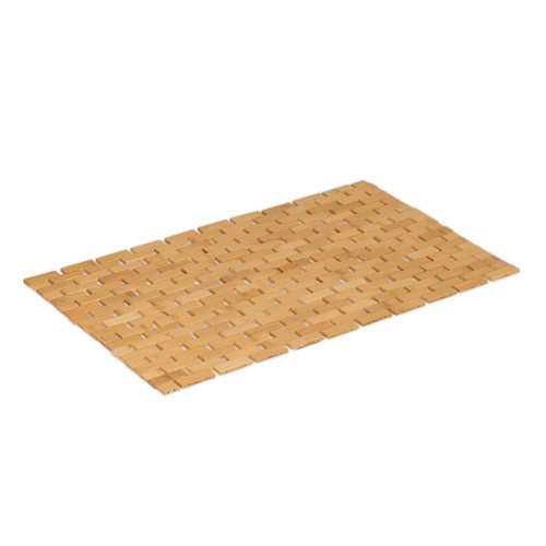 Tapis bain bambou salle - bambou,