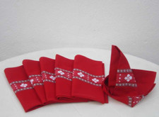 6 Serviettes de table  basque