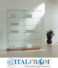 Exposition Vitrine H180x157x40 cm Mobilier de Musée Boutique Cristal Italfrom