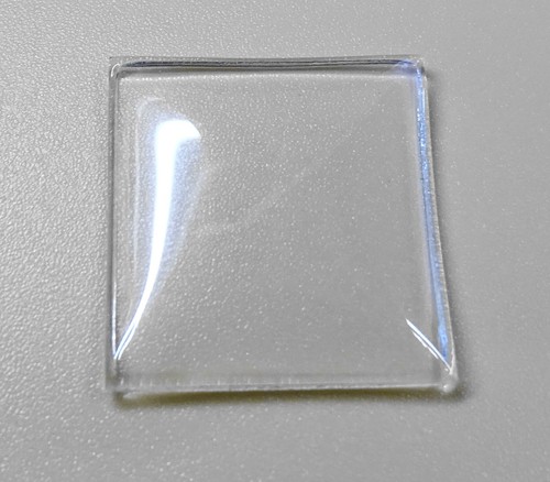 Verre montre rectangle 23 - verre, x
