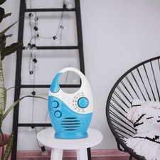 AM FM Portable Radio Portable Hook Type Waterproof Broadcast Music Shower Sp NEW