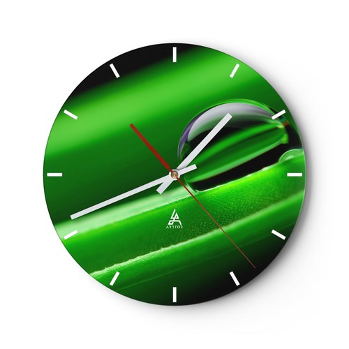 Horloge murale verre - murale, en