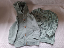 Ensemble bébé garçon 12/18 M (blouson à capuche et sweat)