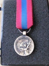 Médaille Miniature ( Réduction) Défense Nationale échelon bronze