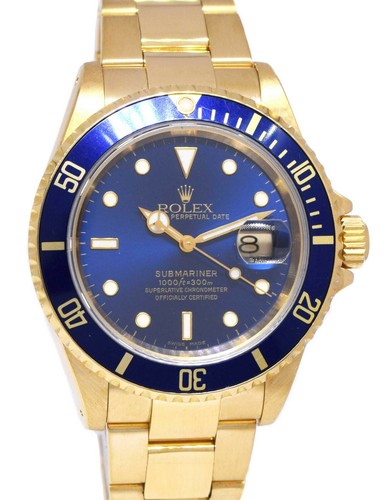 Rolex submariner 18k yellow - rolex,