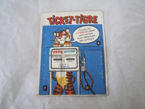 Ticket tigre publicitaire - ticket,