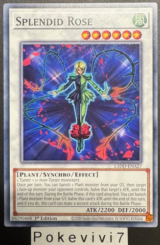 Carte splendid rose - yu-gi-oh!,