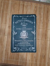 Ancien PLAN Métro DE PARIS