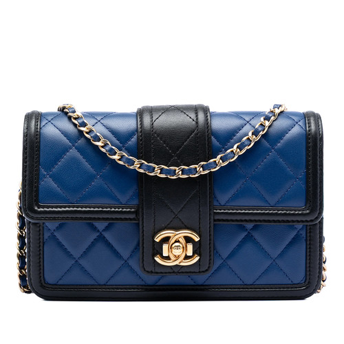 Chanel bicolor matelassé cuir - matelassé,