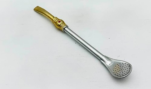 Cuillère bombilla paille