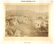 France, Nice exposition internationale, parc Vintage print, tirage d'époque