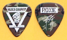 Alice Cooper Ryan Roxie Special Forces Camouflage Guitare Pick - 2014 Tour
