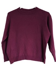 Pull femme mauve en laine marque BAYER