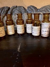 Lot anciens flacons de - de, 12