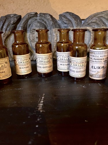 Lot anciens flacons - anciens, de