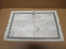 ROYAUME DE FRANCE Congé de Libération département du LOT ET GARONNE 1844