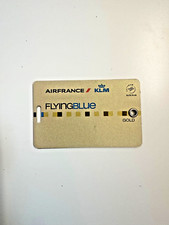Air France KLM Gold Luggage Tag Etiquette Bagage
