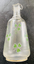 Carafe en verre fin émaillé