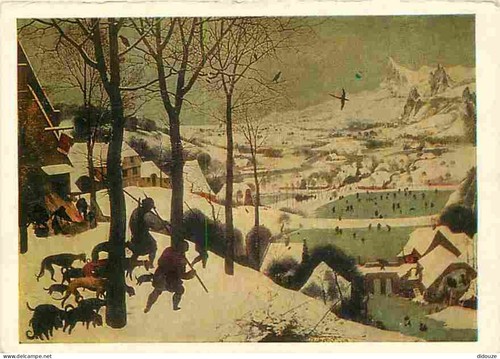 Postcard art painting - -,