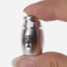  2 Pcs Urne Pour Animaux De Compagnie En Acier Inoxydable Funéraire