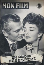 GREAT ACTRESS and ACTOR - LOT OF 6 French PHOTO NOVELS printed in 50s'