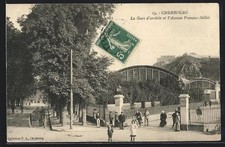 CPA Cherbourg, La Gare