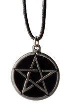 Pendentif pentacle païen en