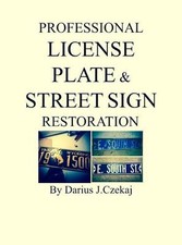 New York Painting and Restoring License Plates/Vintage Street Signs Booklet