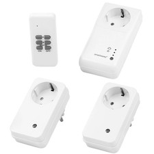 Smartwares Ensemble De 3 Prises Connectées Wifi Blanches