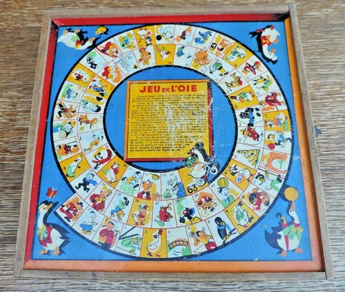 Ancien jeu oie - l'oie,