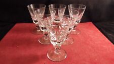 Service de 6 verres a vin blanc en cristal de Saint Louis modèle Jersey 11 cm