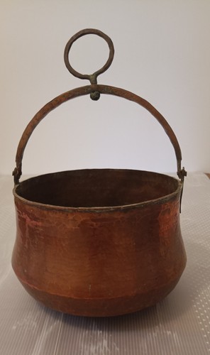 Chaudron cuivre ancien - chaudron,