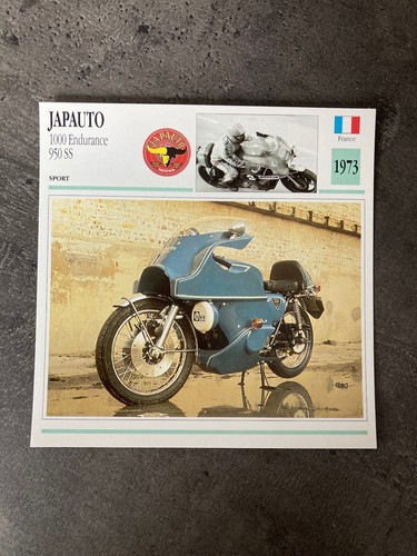 Carte fiche moto - carte, collection