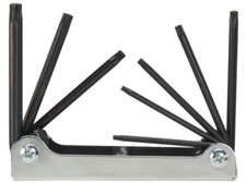 JEU DE 8 CLÉS TORX DE POCHE PLIANT NEUF