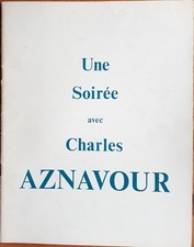 CHARLES AZNAVOUR PROGRAMME
