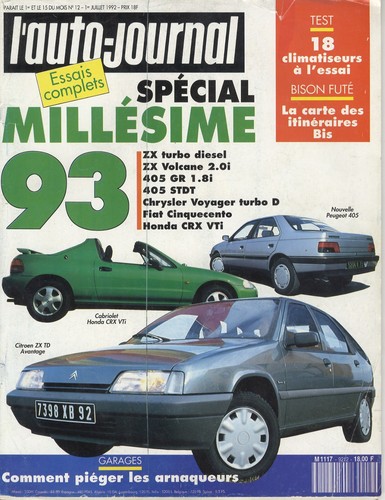 Auto journal 1992 12 - l'auto, n°12