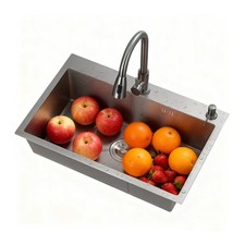 Évier de cuisine artisanal en