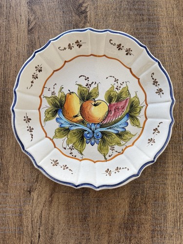 Ancienne assiette décorative - ancienne,