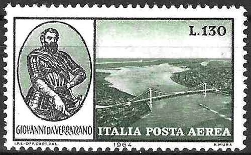 Timbre ponts italie pa144 - timbre,