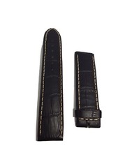 Bracelet Hamilton en cuir noir 20mm