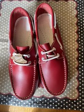 Chaussure bateau homme rouge taille 41