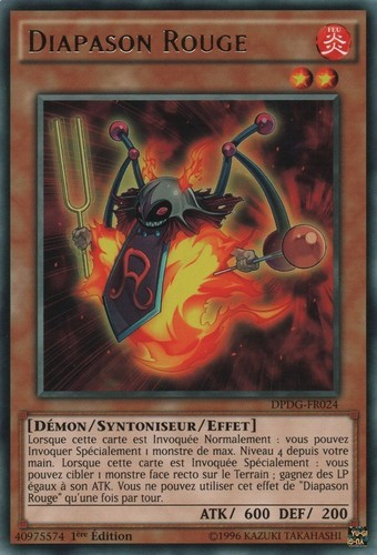 Diapason rouge - yu-gi-oh!,