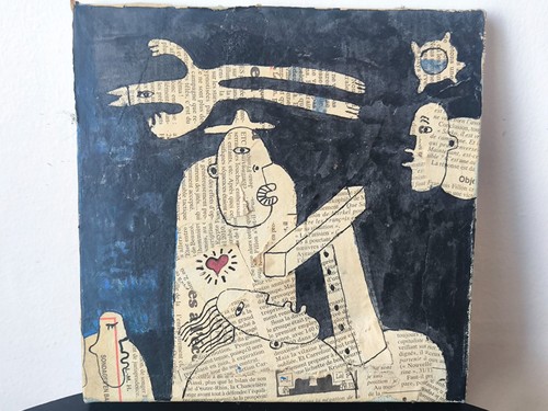 Sara picazo peinture art - sara, brut