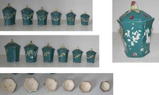 Ensemble 6 x pots à épices