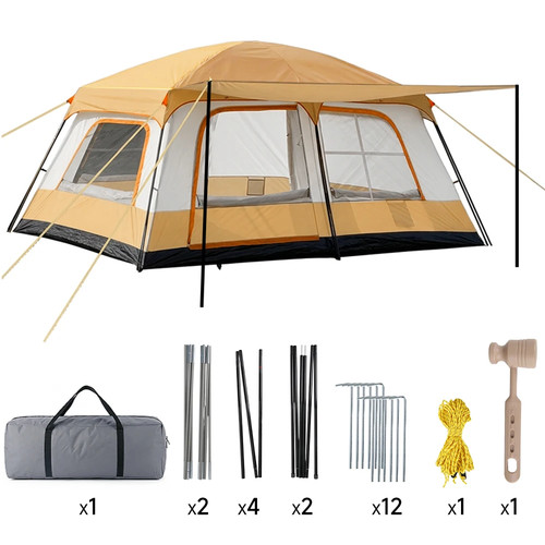 Tente camping personnes - camping,