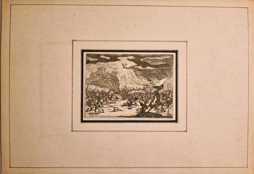 Belle petite gravure xvii - belle, eme