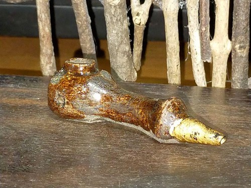 Ancienne pipe kiseru - , en