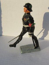 LINEOL DUSCHA - Soldat Allemand Officier sabre Défilé pas de l'oie - Guerre WW2