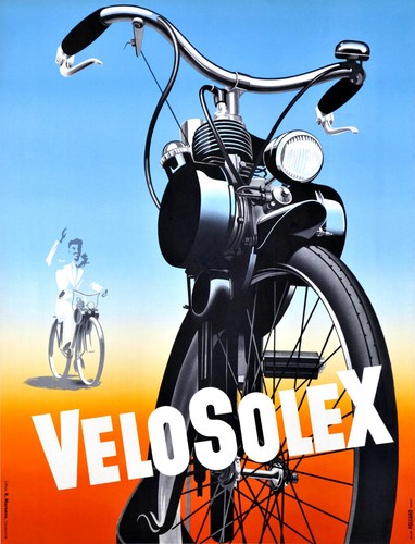 Rare carte postale solex - -,